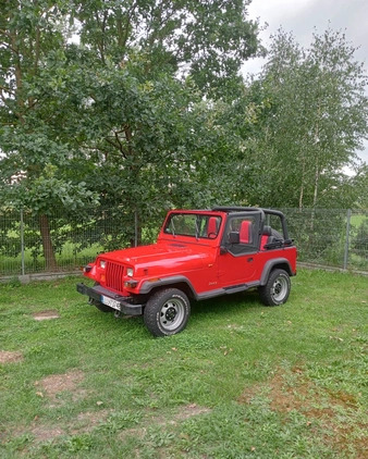 Jeep Wrangler cena 70000 przebieg: 160000, rok produkcji 1995 z Łuków małe 37